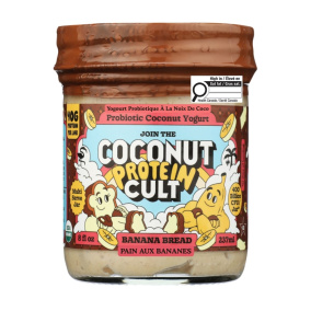 The Coconut Cult Probiotic High-Protein Coconut Yogurt Banana Bread, 237mL