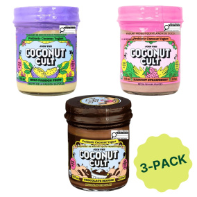 The Coconut Cult Probiotic Coconut Yogurt Variety 3-Pack, 237 mL each