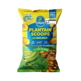 Chiquita Snacks Plantain Scoops with Sea Salt, 57g
