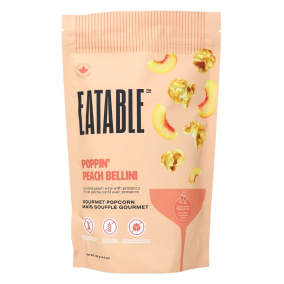EATABLE Gourmet Popcorn Poppin’ Peach Bellini, 125g