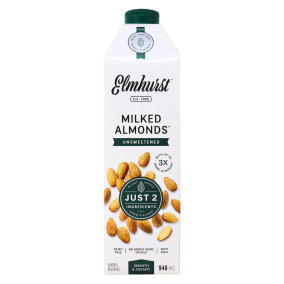 Elmhurst Unsweetened Almond Milk, 946ml