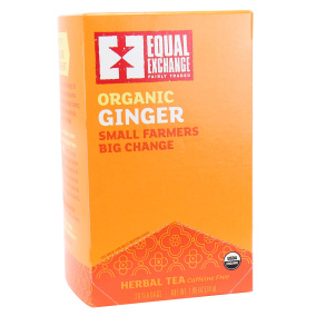 Equal Exchange Organic Ginger Herbal Tea, 20 Tea Bags