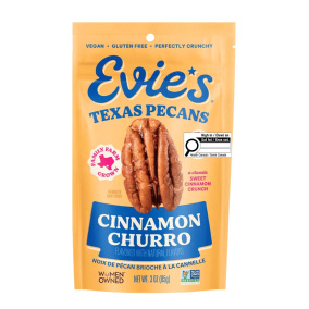 Evie's Roasted Texas Pecans Cinnamon Churro, 85g