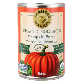 Farmer's Market Organic Pumpkin Puree, 398mL