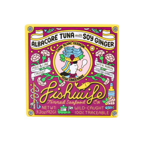 Fishwife Tinned Fish Albacore Tuna with Soy Ginger, 92g