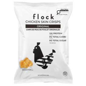 Flock Chicken Skin Crisps Original, 71g