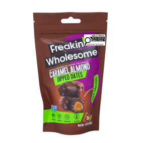 Freakin’ Wholesome Dark Chocolate Covered Caramel Almond Filled Dates, 96g