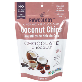 Rawcology Chocolate Cinnamon Superfood Coconut Chips, 70g