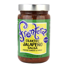 Frontera Cilantro Jalapeno Salsa With Roasted Tomato & Garlic Medium, 454g