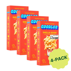 Goodles Protein Mac And Cheese White Cheddar Shella Good, 4 Pack, 170g each