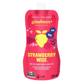 Gnubees+ Functional Protein Fruit Shake Strawberry Wise, 250ml