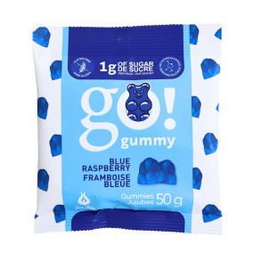 Go! Gummy Low-Sugar Gummies Blue Raspberry, 50g
