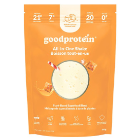 Good Protein All-In-One Shake Plant-Based Superfood Blend Salted Caramel, 440g