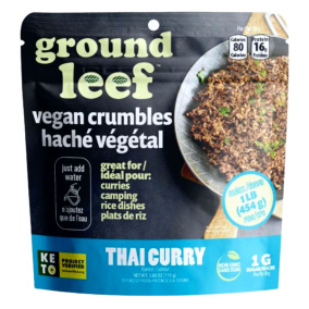 Ground Leef Keto Vegan Crumbles Thai Curry, 110g