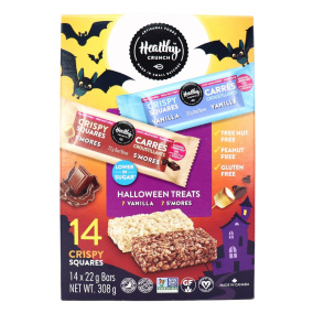 Healthy Crunch Crispy Squares Halloween Treats Vanilla & S’mores, 14 Bars