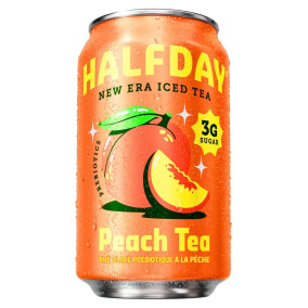 Halfday Low Sugar Prebiotic Iced Tea Peach, 355ml