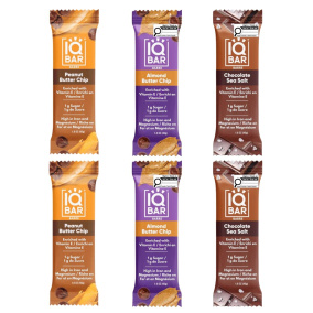 IQ Bar Variety Pack 6-Pack, 45 g each