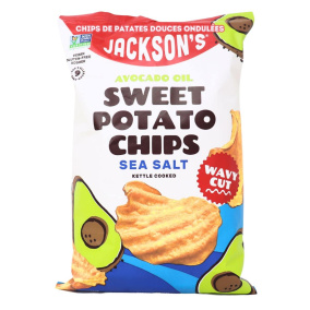 Jackson’s Wavy Cut Sweet Potato Chips Sea Salt, 142g