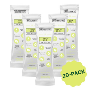 Just Ingredients Electrolytes Lemon Lime, 20 pack
