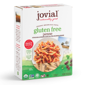 Jovial Gluten Free Organic Brown Rice Pasta Penne, 340g