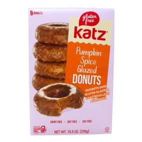 Katz Gluten-Free Donuts Pumpkin Spice Glazed, 298g