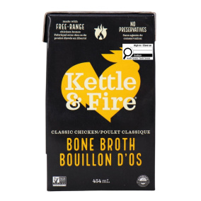 Kettle & Fire Chicken Bone Broth, 454mL