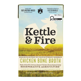 Kettle & Fire Regenerative 100% Pasture Raised Chicken Bone Broth, 479g