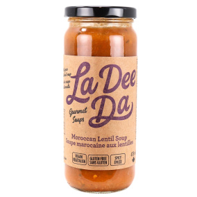 La Dee Da Vegan Spicy Moroccan Lentil Soup, 475mL