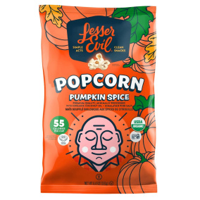 Lesser Evil Organic Popcorn Pumpkin Spice, 181g