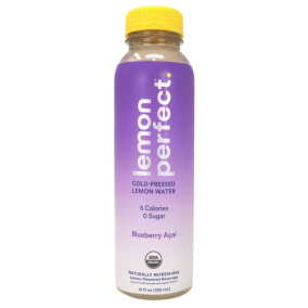 Lemon Perfect Zero Sugar Hydrating Lemon Water Blueberry Acai, 355ml