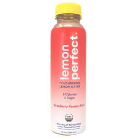 Lemon Perfect Zero Sugar Hydrating Lemon Water Strawberry Passion Fruit, 355ml