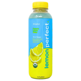Lemon Perfect Zero Sugar Organic Lemon Water Original, 450mL