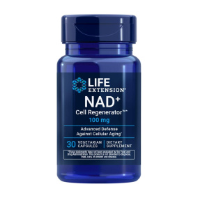 Life Extension NAD+ Cell Regeneratorâ„¢ 100mg, 30 Vegetarian Capsules Front
