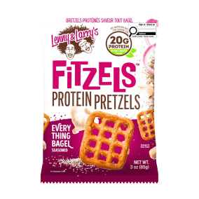 Lenny and Larry’s FITZELS High Protein Pretzels Everything Bagel, 85g