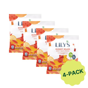 Lily’s Low Sugar Gummy Bears Sweet Fruity Friends 5-Pack, 51g each