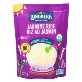 Lundberg 90-Seconds Microwavable Regenerative Organic Jasmine Rice, 227g