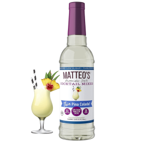 Matteo’s Bartender Style Cocktail Mixes Thin Pina Colada, 750mL