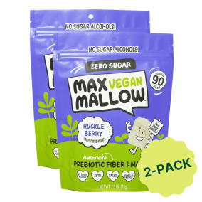Max Sweets Sugar-Free Vegan Marshmallows Huckleberry Front