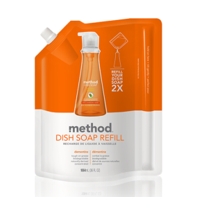 Method Dish Soap Refill Clementine, 1 L
