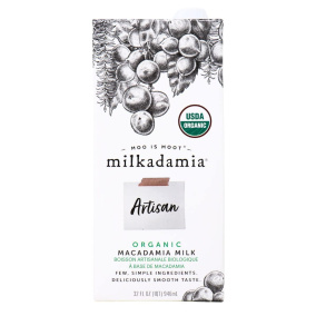 Milkadamia Organic Artisan Macadamia Milk, 946ml