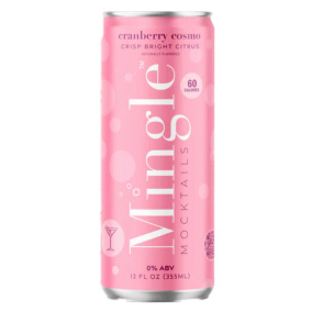Mingle Mocktails Non-Alcoholic Cranberry Cosmo, 355ml