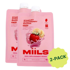 Miils Cereal Protein Shake Stardust Strawberry Banana 2-pack, 45g each