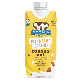 Mooala Organic Plant-Based Creamer Banana Nut, 330mL