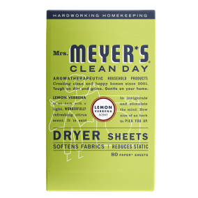 Mrs. Meyer's Dryer Sheets Lemon Verbena, 80 Sheets
