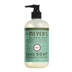 Mrs. Meyer's Hand Soap Basil, 370 mL