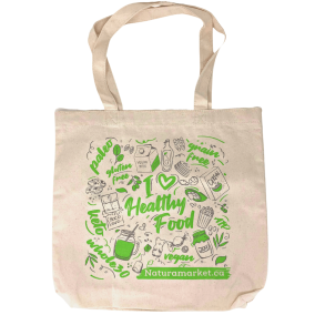Natura Market Reusable Canvas Tote Bag