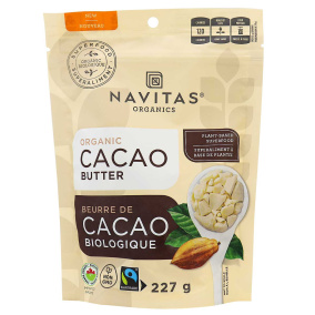 Navitas Organics Organic Cacao Butter, 227g