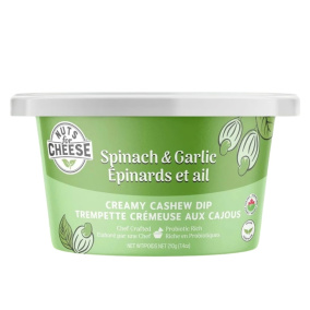 Nuts For Cheese Creamy Cashew Dip Spinach & Garlic, 210g
