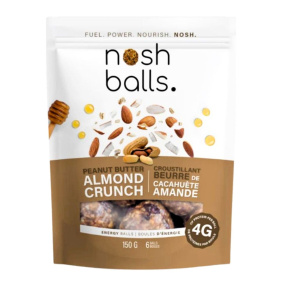 Nosh Balls Energy Balls Peanut Butter Almond Crunch, 6 Bites
