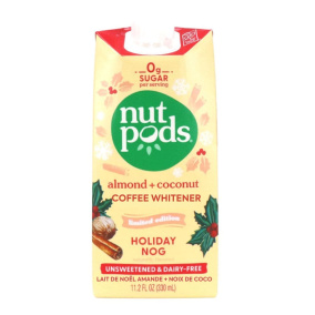 Nutpods Unsweetened & Dairy-Free Almond + Coconut Creamer Holiday Nog, 330mL
